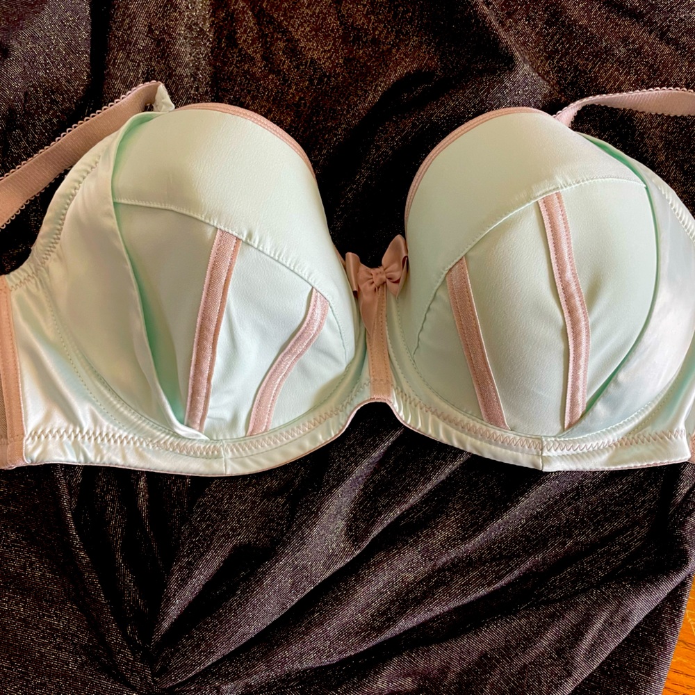 Light blue padded bra